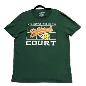 Pickleball Graphic Tee Academy Sports XL Green Short Sleeve Athletic T-Shirt